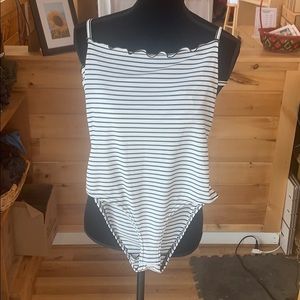 Striped bodysuit